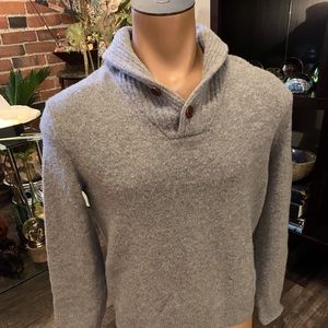 J. Crew Lambs Wool Shawl Sweater